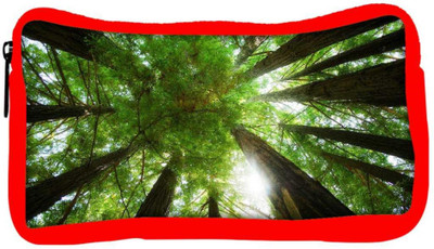 

Snoogg Eco Friendly Canvas Multiple Trees Designer Student Pen Pencil Case Coin Purse Pouch Cosmetic Makeup Bag (RED) Pouch(Multicolor)
