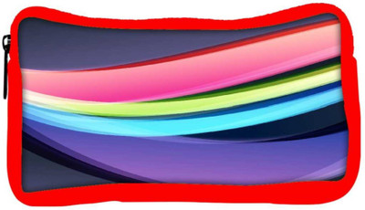 

Snoogg Eco Friendly Canvas Abstract Bright Colors Creative Designer Student Pen Pencil Case Coin Purse Pouch Cosmetic Makeup Bag (RED) Pouch(Multicolor)