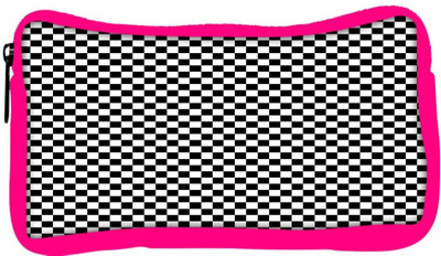 

Snoogg Eco Friendly Canvas Abstract Chess Pattern Designer Student Pen Pencil Case Coin Purse Pouch Cosmetic Makeup Bag (PINK) Pouch(Multicolor)
