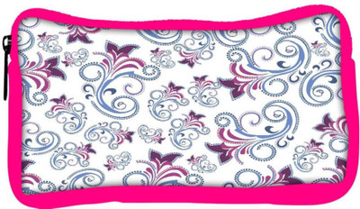 

Snoogg Eco Friendly Canvas Abstract White Pattern Designer Student Pen Pencil Case Coin Purse Pouch Cosmetic Makeup Bag (PINK) Pouch(Multicolor)