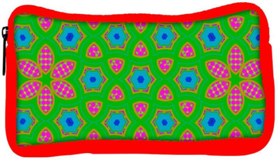 

Snoogg Eco Friendly Canvas Geometrical Pattern Designer Student Pen Pencil Case Coin Purse Pouch Cosmetic Makeup Bag (RED) Pouch(Multicolor)