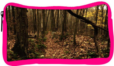 

Snoogg Eco Friendly Canvas Dried Forest Designer Student Pen Pencil Case Coin Purse Pouch Cosmetic Makeup Bag (PINK) Pouch(Multicolor)