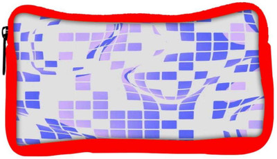

Snoogg Eco Friendly Canvas Purple Checkered Pattern 2558 Student Pen Pencil Case Coin Purse Pouch Cosmetic Makeup Bag (RED) Pouch(Multicolor)