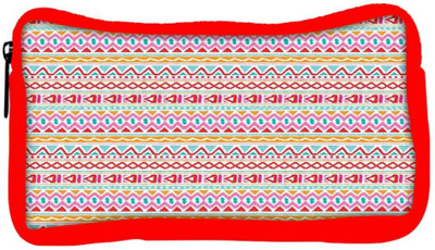 

Snoogg Eco Friendly Canvas Aztec Pink Lines Student Pen Pencil Case Coin Purse Pouch Cosmetic Makeup Bag (RED) Pouch(Multicolor)