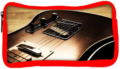 

Snoogg Eco Friendly Canvas Rock Guitar Designer Student Pen Pencil Case Coin Purse Pouch Cosmetic Makeup Bag (RED) Pouch(Multicolor)