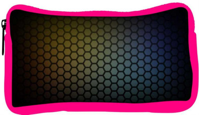 

Snoogg Eco Friendly Canvas Honeycomb Pattern Designer Student Pen Pencil Case Coin Purse Pouch Cosmetic Makeup Bag (PINK) Pouch(Multicolor)