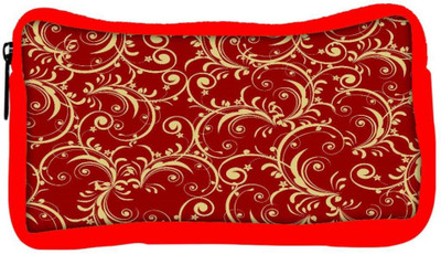 

Snoogg Eco Friendly Canvas Abstract Yellow Red Pattern Designer Student Pen Pencil Case Coin Purse Pouch Cosmetic Makeup Bag (RED) Pouch(Multicolor)