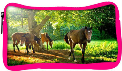 

Snoogg Eco Friendly Canvas Brown Horse Designer Student Pen Pencil Case Coin Purse Pouch Cosmetic Makeup Bag (PINK) Pouch(Multicolor)