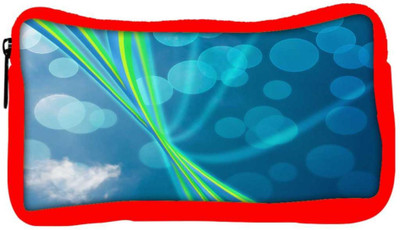 

Snoogg Eco Friendly Canvas Blue Nature Abstract Bokeh Background Student Pen Pencil Case Coin Purse Pouch Cosmetic Makeup Bag (RED) Pouch(Multicolor)