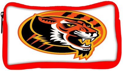 

Snoogg Eco Friendly Canvas Angry Tiger Side Retro Student Pen Pencil Case Coin Purse Pouch Cosmetic Makeup Bag (RED) Pouch(Multicolor)
