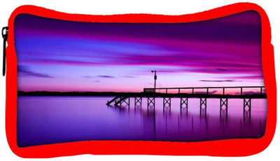 

Snoogg Eco Friendly Canvas Lake View Place Designer Student Pen Pencil Case Coin Purse Pouch Cosmetic Makeup Bag (RED) Pouch(Multicolor)
