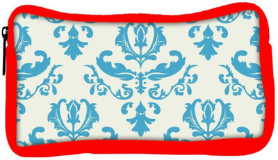 

Snoogg Eco Friendly Canvas Blue Cream Designer Student Pen Pencil Case Coin Purse Pouch Cosmetic Makeup Bag (RED) Pouch(Multicolor)