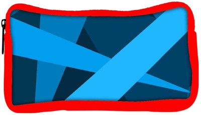 

Snoogg Eco Friendly Canvas Blue Color Strips Designer Student Pen Pencil Case Coin Purse Pouch Cosmetic Makeup Bag (RED) Pouch(Multicolor)