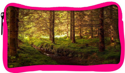 

Snoogg Eco Friendly Canvas Dried Yellow Forest Designer Student Pen Pencil Case Coin Purse Pouch Cosmetic Makeup Bag (PINK) Pouch(Multicolor)