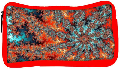 

Snoogg Eco Friendly Canvas Fractal Flower Abstract Designer Student Pen Pencil Case Coin Purse Pouch Cosmetic Makeup Bag (RED) Pouch(Multicolor)