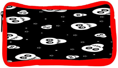 

Snoogg Eco Friendly Canvas Skull Pattern 2437 Student Pen Pencil Case Coin Purse Pouch Cosmetic Makeup Bag (RED) Pouch(Multicolor)