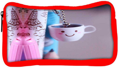 

Snoogg Eco Friendly Canvas Smile Cups Student Pen Pencil Case Coin Purse Pouch Cosmetic Makeup Bag (RED) Pouch(Multicolor)