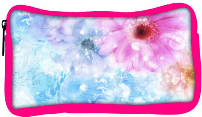 

Snoogg Eco Friendly Canvas Colorful Sunflower Designer Student Pen Pencil Case Coin Purse Pouch Cosmetic Makeup Bag (PINK) Pouch(Multicolor)
