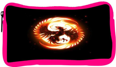 

Snoogg Eco Friendly Canvas Dragon Fury Student Pen Pencil Case Coin Purse Pouch Cosmetic Makeup Bag (PINK) Pouch(Multicolor)