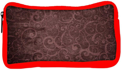 

Snoogg Eco Friendly Canvas Brown Pattern Design Designer Student Pen Pencil Case Coin Purse Pouch Cosmetic Makeup Bag (RED) Pouch(Multicolor)