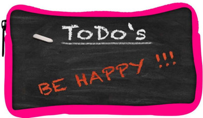

Snoogg Eco Friendly Canvas Todo Happy Graphic 2803 Student Pen Pencil Case Coin Purse Pouch Cosmetic Makeup Bag (PINK) Pouch(Multicolor)