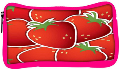 

Snoogg Eco Friendly Canvas Strawberry Sticker Background Card In Vector Format Student Pen Pencil Case Coin Purse Pouch Cosmetic Makeup Bag (PINK) Pouch(Multicolor)