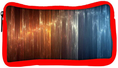 

Snoogg Eco Friendly Canvas Vertical Crystal Design Designer Student Pen Pencil Case Coin Purse Pouch Cosmetic Makeup Bag (RED) Pouch(Multicolor)
