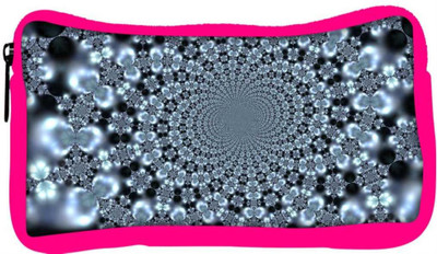 

Snoogg Eco Friendly Canvas Abstract Black Design Designer Student Pen Pencil Case Coin Purse Pouch Cosmetic Makeup Bag (PINK) Pouch(Multicolor)