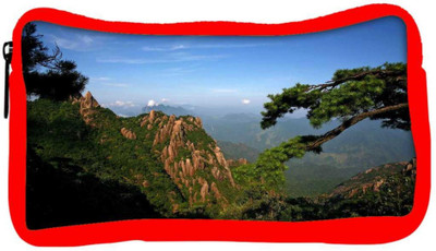 

Snoogg Eco Friendly Canvas Trees On The Mountain Top Designer Student Pen Pencil Case Coin Purse Pouch Cosmetic Makeup Bag (RED) Pouch(Multicolor)