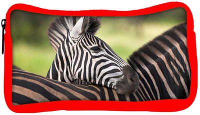 

Snoogg Eco Friendly Canvas Baby Zebra Designer Student Pen Pencil Case Coin Purse Pouch Cosmetic Makeup Bag (RED) Pouch(Multicolor)
