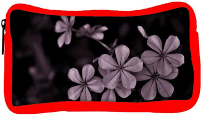 

Snoogg Eco Friendly Canvas Grey Flower Designer Student Pen Pencil Case Coin Purse Pouch Cosmetic Makeup Bag (RED) Pouch(Multicolor)