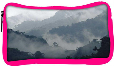 

Snoogg Eco Friendly Canvas Smoky View Designer Student Pen Pencil Case Coin Purse Pouch Cosmetic Makeup Bag (PINK) Pouch(Multicolor)