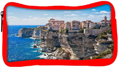 

Snoogg Eco Friendly Canvas Houses On Rocks Designer Student Pen Pencil Case Coin Purse Pouch Cosmetic Makeup Bag (RED) Pouch(Multicolor)