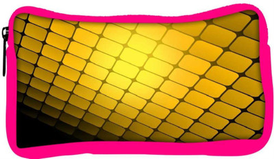 

Snoogg Eco Friendly Canvas Abstract Colour Background Designer Student Pen Pencil Case Coin Purse Pouch Cosmetic Makeup Bag (PINK) Pouch(Multicolor)