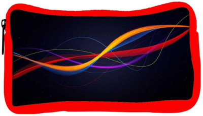 

Snoogg Eco Friendly Canvas Colorful Pattern Design Designer Student Pen Pencil Case Coin Purse Pouch Cosmetic Makeup Bag (RED) Pouch(Multicolor)