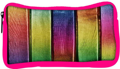 

Snoogg Eco Friendly Canvas Colourful Woods Student Pen Pencil Case Coin Purse Pouch Cosmetic Makeup Bag (PINK) Pouch(Multicolor)