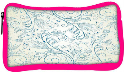 

Snoogg Eco Friendly Canvas Floral Hand Drawn Background Student Pen Pencil Case Coin Purse Pouch Cosmetic Makeup Bag (PINK) Pouch(Multicolor)