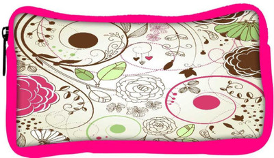 

Snoogg Eco Friendly Canvas Retro Floral Background Student Pen Pencil Case Coin Purse Pouch Cosmetic Makeup Bag (PINK) Pouch(Multicolor)