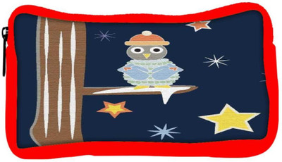 

Snoogg Eco Friendly Canvas Christmas Snow 2468 Student Pen Pencil Case Coin Purse Pouch Cosmetic Makeup Bag (RED) Pouch(Multicolor)