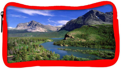 

Snoogg Eco Friendly Canvas Abstract Lake Nature Designer Student Pen Pencil Case Coin Purse Pouch Cosmetic Makeup Bag (RED) Pouch(Multicolor)