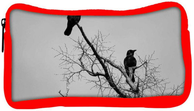

Snoogg Eco Friendly Canvas Black Crow Birds Designer Student Pen Pencil Case Coin Purse Pouch Cosmetic Makeup Bag (RED) Pouch(Multicolor)