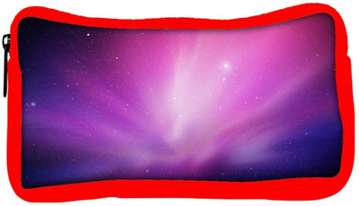 

Snoogg Eco Friendly Canvas Aurora Snow Designer Student Pen Pencil Case Coin Purse Pouch Cosmetic Makeup Bag (RED) Pouch(Multicolor)