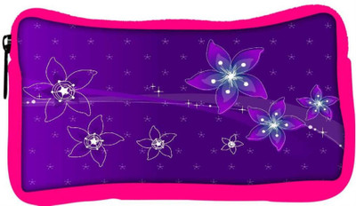 

Snoogg Eco Friendly Canvas Purple Flower Designer Student Pen Pencil Case Coin Purse Pouch Cosmetic Makeup Bag (PINK) Pouch(Multicolor)