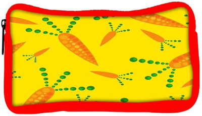 

Snoogg Eco Friendly Canvas Carrot Yellow Designer Student Pen Pencil Case Coin Purse Pouch Cosmetic Makeup Bag (RED) Pouch(Multicolor)