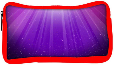 

Snoogg Eco Friendly Canvas Purple Background Designer Student Pen Pencil Case Coin Purse Pouch Cosmetic Makeup Bag (RED) Pouch(Multicolor)