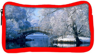 

Snoogg Eco Friendly Canvas Frozen Tree By Lake Side Designer Student Pen Pencil Case Coin Purse Pouch Cosmetic Makeup Bag (RED) Pouch(Multicolor)