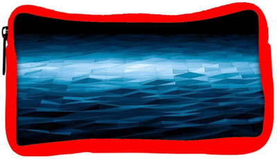 

Snoogg Eco Friendly Canvas Patternd Abstract Design Designer Student Pen Pencil Case Coin Purse Pouch Cosmetic Makeup Bag (RED) Pouch(Multicolor)