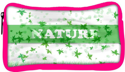 

Snoogg Eco Friendly Canvas Nature Designer Student Pen Pencil Case Coin Purse Pouch Cosmetic Makeup Bag (PINK) Pouch(Multicolor)