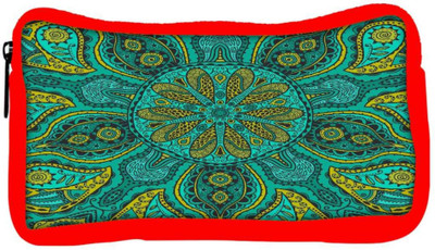 

Snoogg Eco Friendly Canvas Ornamental Lace Pattern Student Pen Pencil Case Coin Purse Pouch Cosmetic Makeup Bag (RED) Pouch(Multicolor)