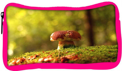 

Snoogg Eco Friendly Canvas Multicolor Mushroom Designer Student Pen Pencil Case Coin Purse Pouch Cosmetic Makeup Bag (PINK) Pouch(Multicolor)
